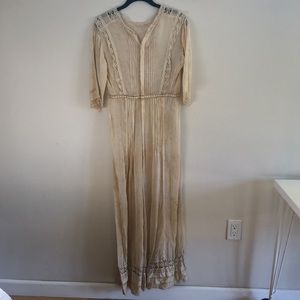 AS-IS Antique Edwardian cotton lawn dress - Size small/medium